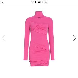 Off-White Women's Twisted Long-Sleeve Minidress